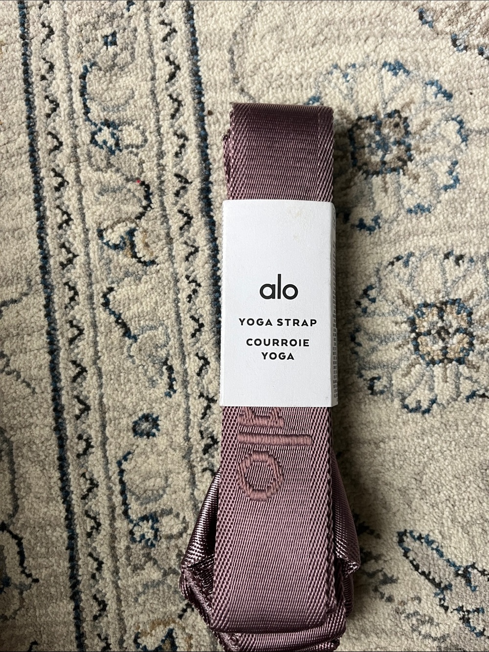 ALO Yoga Smoky Quartz color Yoga Mat Strap - Picture 4 of 4